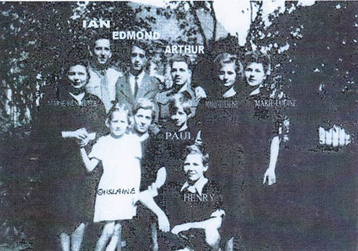 Marie's family that Arthur and Ian stayed with