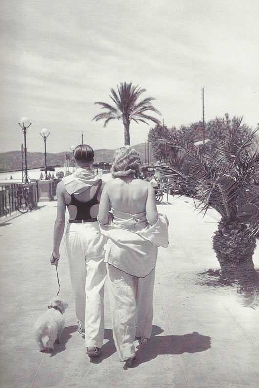 Promenade du soleil in Juan-les-Pins, on the Côte d’Azur circa 1920s